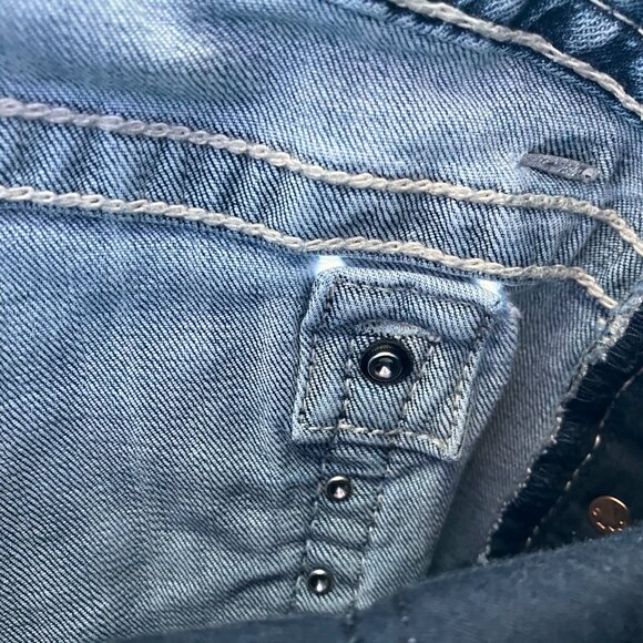 Miss Me Blue Signature Boot Jeans 31" X 32.5" Cotton Denim READ - Picture 15 of 16